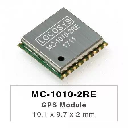 Modules GPS - Le module GPS MC-1010-2RE de LOCOSYS offre une sensibilité élevée, une faible consommation d'énergie et un format ultra compact.