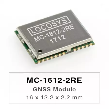 GPS Modules - LOCOSYS GPS MC-1612-2RE module features high sensitivity, low power and ultra small form factor.
