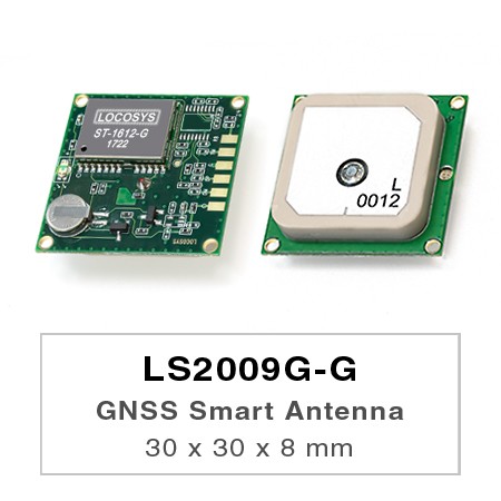 LS2009G-G - Los productos de la serie LS2009G-G son módulos de antena inteligente GNSS autónomos completos, que incluyen una antena integrada y circuitos receptores GNSS, diseñados para un amplio espectro de aplicaciones de sistemas OEM.