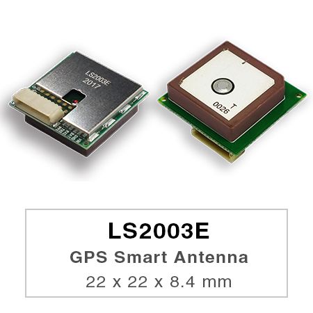 LS2003E - LS2003E es un módulo de antena inteligente GPS independiente completo, que incluye una antena de parche incorporada y circuitos receptores GPS.