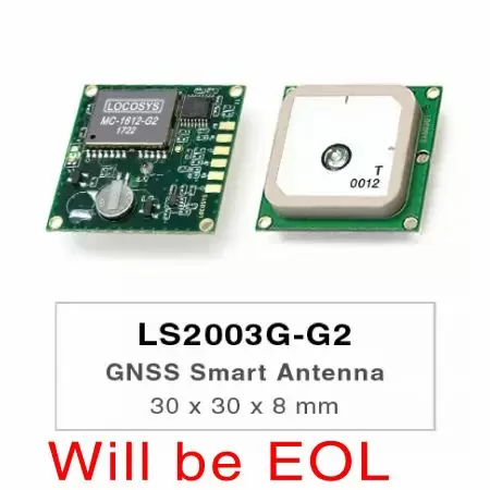 LS2003G-G2 - Продукты серии LS2003G-G2 - это полностью автономные модули умной антенны GNSS, включающие в себя встроенную антенну и цепи приемника GNSS, разработанные для широкого спектра OEM-приложений систем.