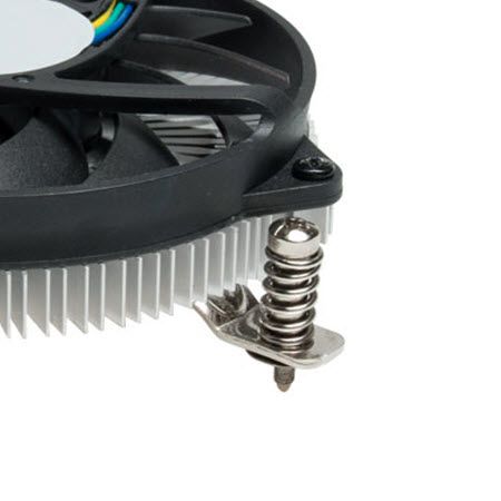 Cpu Fan Spring INTEL LGA115X / 1200 Low Profile CPU Cooler | Aluminum Extruded Cooler ...