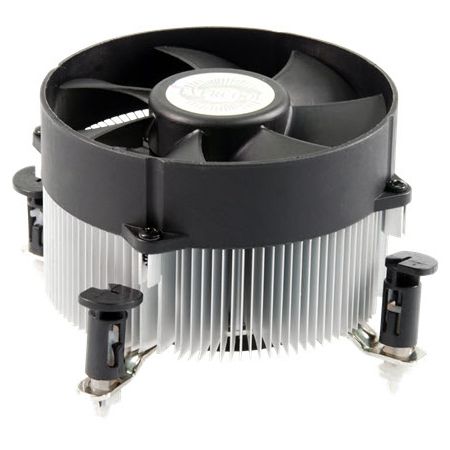 Кулер для процессора INTEL LGA1366, установка с помощью защелок TDP 130W - Механизм крепления с помощью штифта используется в конструкции радиаторов, а вентилятор оснащен эксклюзивным подшипником EL, обеспечивающим низкий уровень шума и долгий срок службы, с максимальным тепловым решением 130 Вт.