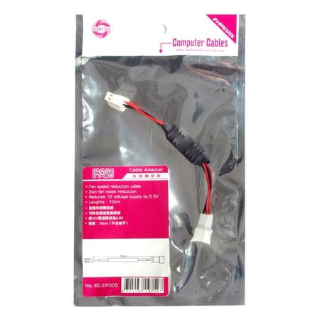 Usar este cable puede reducir el voltaje de entrada, disminuir la velocidad del ventilador y reducir el ruido.