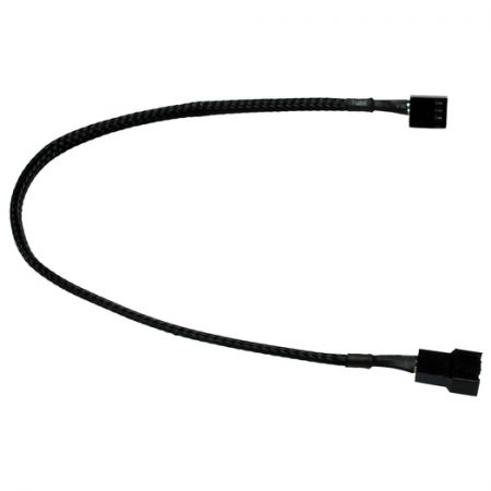 Удлинительный кабель вентилятора 4-pin - Удлинительный кабель вентилятора PWM решает проблему коротких кабелей вентилятора и увеличивает места для установки вентилятора.
