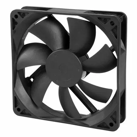 Ventilador DC de 120 mm x 120 mm x 25 mm de 12V ~ 24V - EVERCOOL ventilador DC de alta calidad de 120 mm x 120 mm x 25 mm