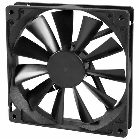 Ventilador de CC de 140 mm x 140 mm x 25 mm y 12V - Ventilador de CC de alta calidad EVERCOOL de 140 mm x 140 mm x 25 mm