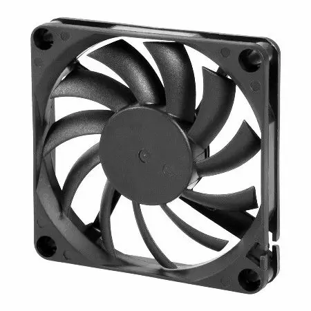 Ventilador DC de 70mm x 70mm x 10mm a 12V - Ventilador DC delgado de 70mm x 70mm x 10mm de EVERCOOL