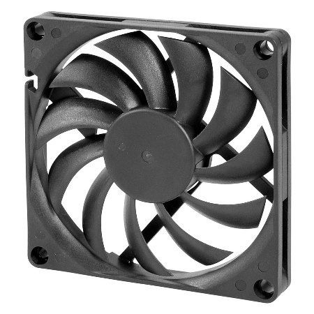 80mm x 80mm x 10mm 5V ~ 12V DC Fan - EVERCOOL 80mm x 80mm x 10mm high-performance thin DC fan