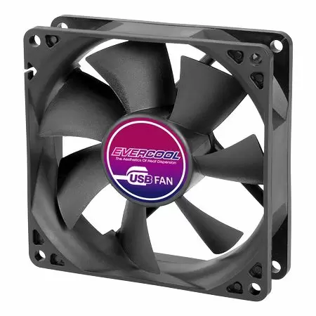 Ventilador portátil USB de 5V DC de tamaño 92 mm x 92 mm x 25 mm - El ventilador USB portátil de 5V de 9 cm se puede utilizar a través de la interfaz USB para ayudar a enfriar tus dispositivos 3C.