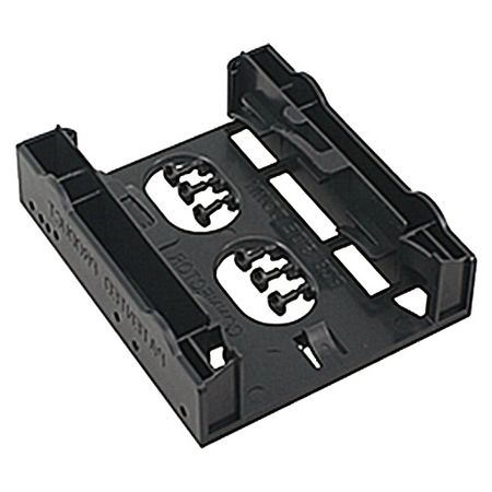 2,5"-Festplatte (2 Sätze) in 3,5"-Schacht HDD-Halterung umgewandelt - Werkzeuglose Festplattenhalterung, unterstützt zwei 2,5"-Festplatten, die in einen 3,5"-Festplattenschacht eingebaut werden können