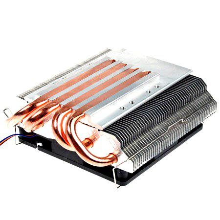 Die H.D.T-Technologie am Boden sorgt für perfekten Kontakt zwischen Wärmeleitung und CPU, wodurch die Wärme schnell an die Lamellen übertragen wird für eine schnelle Kühlung.