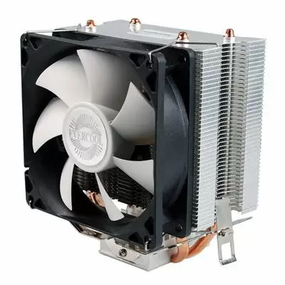 Refroidisseur universel à deux caloducs pour CPU avec technologie Direct Touch, TDP 130W - 2 x ∅ 6mm-tubes de cuivre en forme de U accélèrent la conductivité thermique, avec une efficacité de dissipation de chaleur maximale de 130W