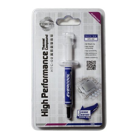Pasta térmica de alto rendimiento EVERCOOL, adecuada para varios chips, conveniente de usar con fácil aplicación.