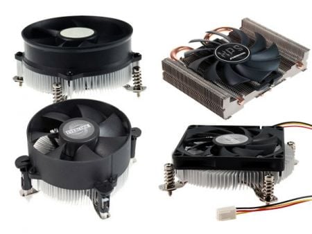 Охолоджувач процесорів INTEL LGA115X / 1200 - Для охолоджувачів процесорів INTEL LGA1150 / 1155 / 1156 / 1200 доступні високопродуктивні охолоджувачі з тепловими трубками та опції з алюмінієвим профілем.