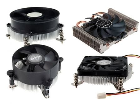Refroidisseur CPU INTEL LGA115X / 1200. - Pour les refroidisseurs de CPU INTEL LGA1150 / 1155 / 1156 / 1200, il existe des refroidisseurs à caloduc haute performance et des options de refroidisseurs en aluminium extrudé disponibles.