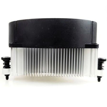 La altura total es de 53.4 mm, y la altura del disipador de calor es de 28.4 mm.