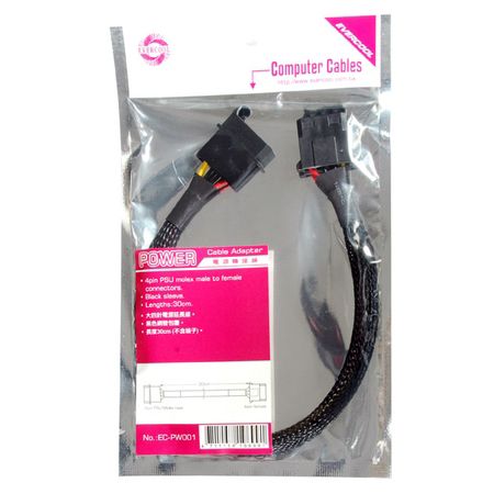 Подовжувач живлення Molex 4-контактний довжиною 30см.