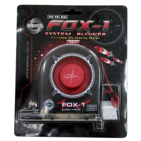 FOX-1系統散熱鼓風扇包裝示意圖。
