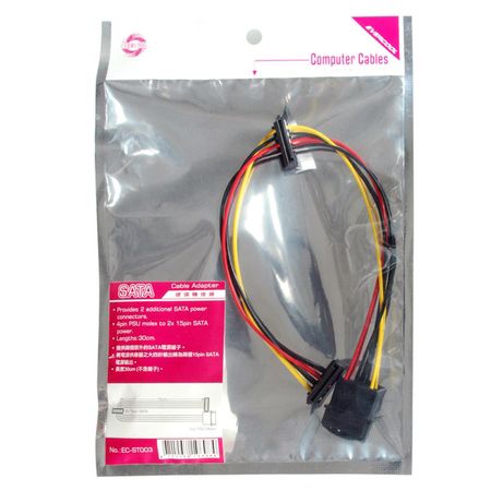 Expand the device's SATA power supply by using a MOLEX 4-pin power supply.