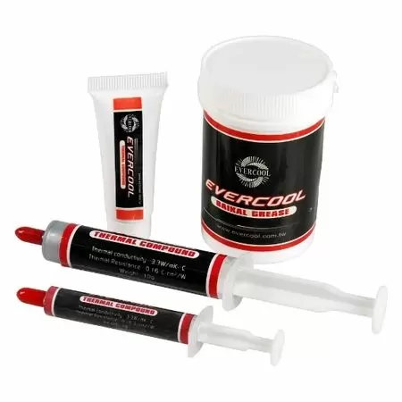 Pasta Térmica de Jeringa Multifuncional - La serie de pasta térmica multifuncional de EVERCOOL ofrece una variedad de opciones de capacidad, y esta pasta térmica tiene una excelente relación costo-efectividad y un rendimiento sobresaliente.