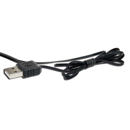 USB接頭隨插即用，總長15cm配置便利。