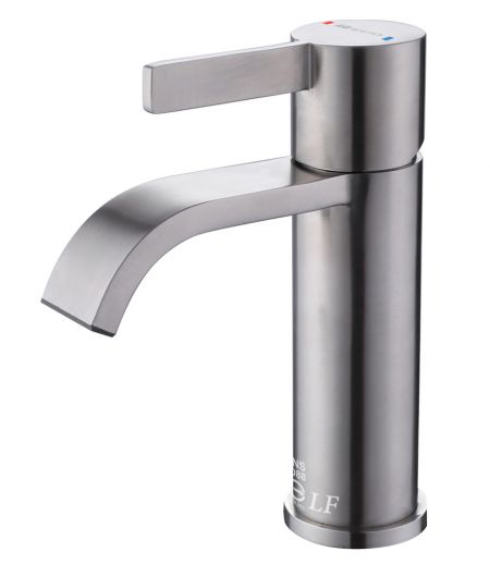 Robinet de lavabo en acier inoxydable TATE pour salles de bains - Robinet de lavabo en acier inoxydable SUS304.