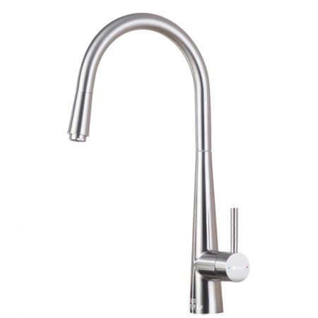 VOCES-Stainless Steel Pull-Down Kitchen Faucets - Pull Down Stainless Steel Kitchen Faucet.