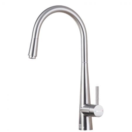 VOCES-Stainless Steel Pull-Down Kitchen Faucets - Pull Down Stainless Steel Kitchen Faucet.