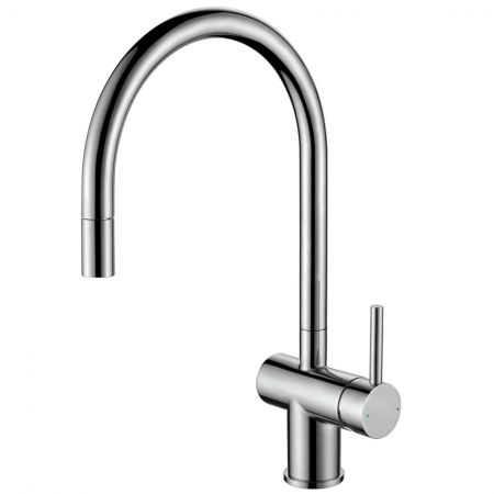 CARIS-Stainless Steel Pull-Down Kitchen Faucets - Pull Down Stainless Steel Kitchen Faucet.