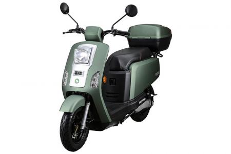 Xe điện Scooter KOLA màu xanh quân đội