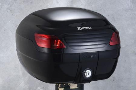 K-MAX K1 Motorcycle Top Case - 26 Liters top case, with fully painted surface.