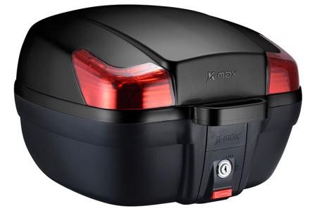 K-MAX K11 Motorcycle Top Case - 28 Liters top case, with multiple colors to select.