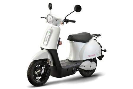 Xe đạp điện Line màu trắng