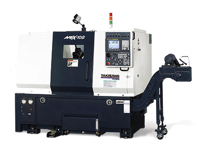 Model EX108, CNC processing of round objects with high precision.