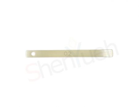 PEEKプラスチック厚さゲージ(単一部品) - 当社のPEEKギャップゲージは、0.1mm〜3.0mmの厚さオプションを提供し、カスタムサイズにも対応しています。