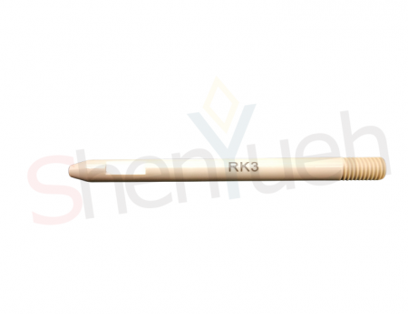 PEEK Positioning Pin-Long Type (RK3) - PEEK Positioning Pin – Long Type (RK3), precision CNC machined to provide stable positioning and alignment performance, suitable for semiconductor equipment and automated fixture applications.