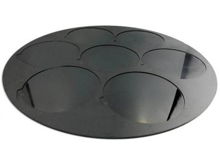 4" LED wafer grinding silicon carbide round tray.