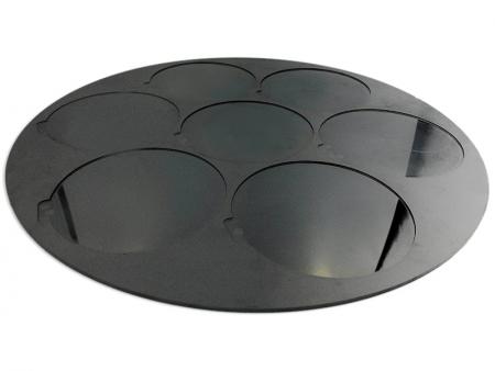 4" LED-Wafer-Schleifen Siliziumkarbid-Rundtablett.