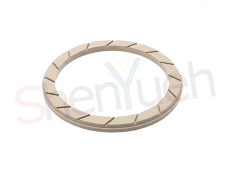 晶圓固定環 - 半導體製程用Retaining Ring 晶圓固定環，採 CNC 精密加工，確保晶圓於高速旋轉製程中的穩定固定