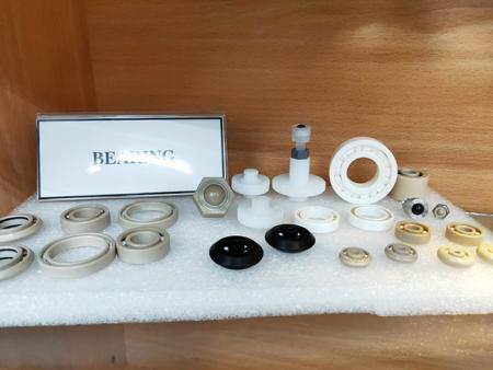 We offer various plastic/ceramic bearings and universal ball types.
