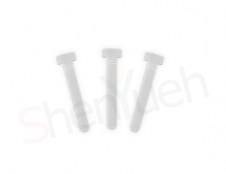 PCTFE 나사 - Shen-Yueh는 Lam 장비를 포함한 건식 에칭, 개발자 욕조 및 산 탱크 프로세스 환경에 적합한 PCTFE 나사를 제조합니다.