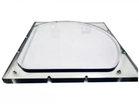 真空チャンバービューポート - LAM 9400 ELLカバーは、半導体エッチングプロセスの高圧環境で使用されます。