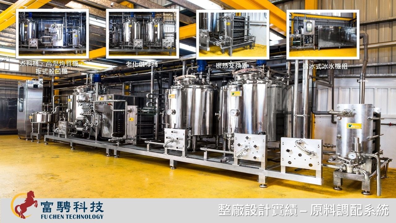 流體食品加工生產線