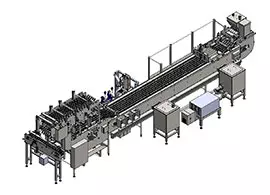 Mô hình 3D của thiết bị quy trình từ nhà thiết kế máy có kinh nghiệm của chúng tôi