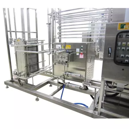 Pasteurizer HTST - Sistem pasterisasi HTST dengan penukar panas plat & bingkai.