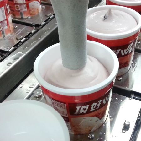 Автоматическая заправка ведра для мороженого