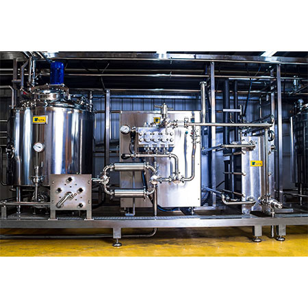 Оборудование для смешивания мороженого по партиям - Завод по пакетной пастеризации для производства промышленного мороженого.