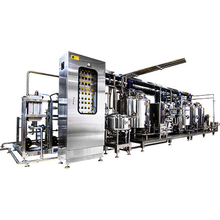 Nhà máy trộn kem HTST - Nhà máy HTST pasteurization cho sản xuất kem công nghiệp.