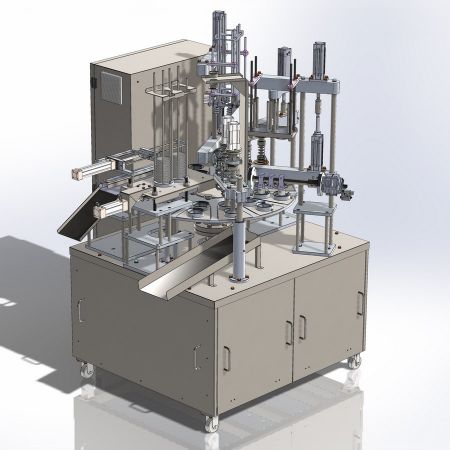 Pengisi Ais Krim Berputar - Mesin pengisi es krim rotary